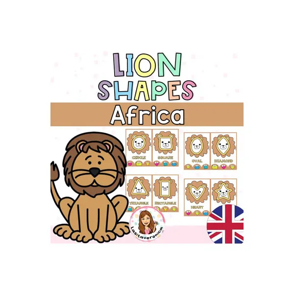 Lion shapes / Plastilina formas geométricas leones. ENGLISH