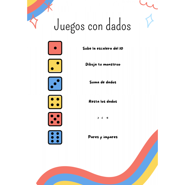 JUEGOS CON DADOS