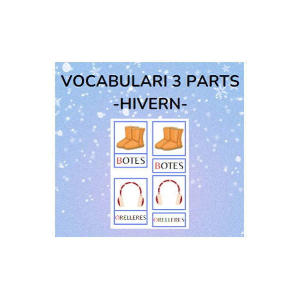 Vocabulari 3 parts - HIVERN