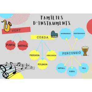 FAMÍLIES D'INSTRUMENTS/FAMILIAS DE INSTRUMENTOS