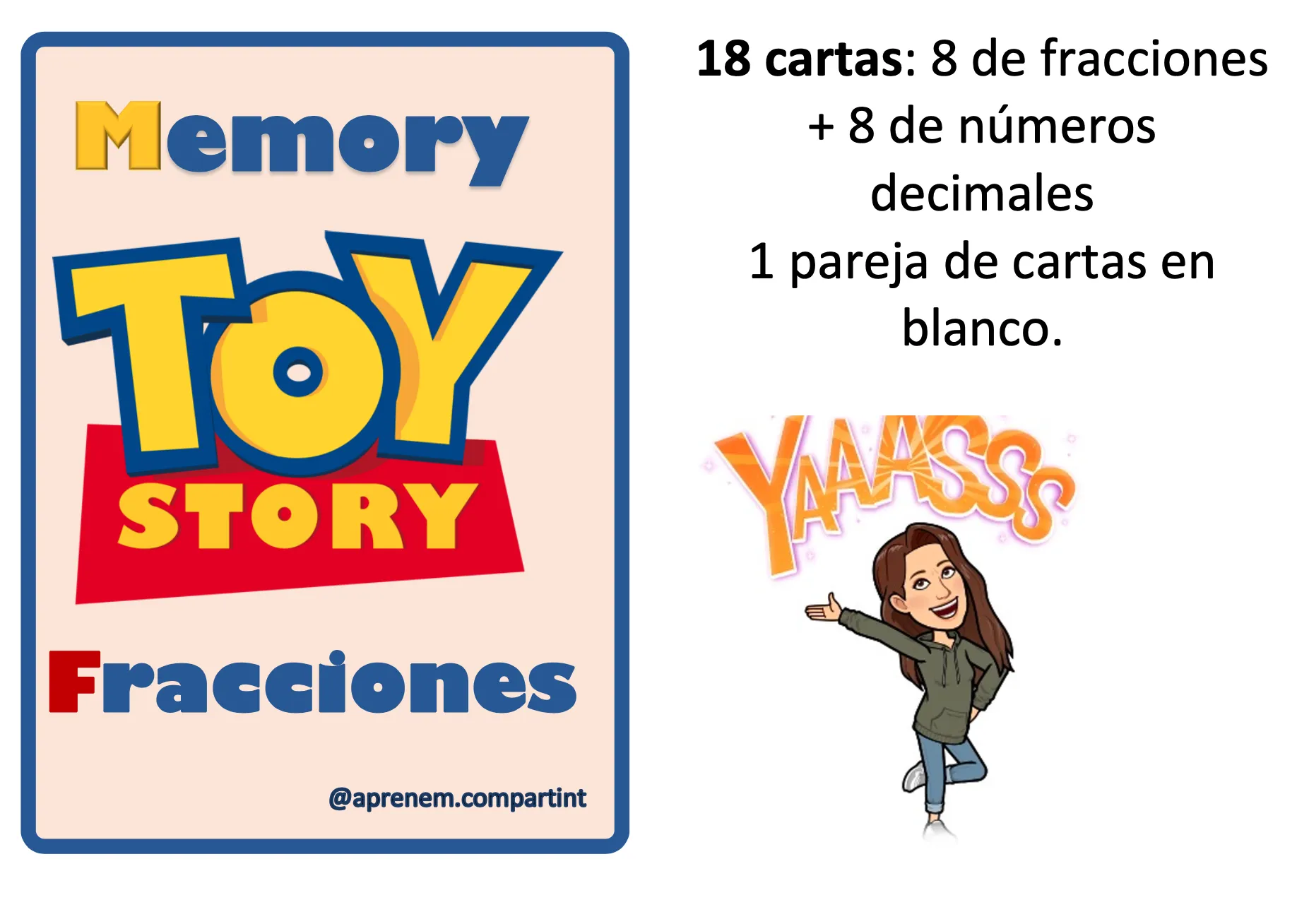 MEMORY ToyStory Fracciones