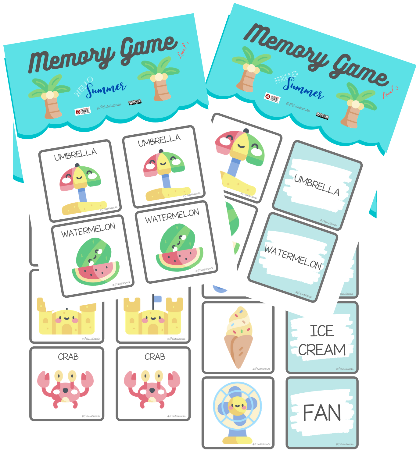 Profes papel tijera memory game hello summer