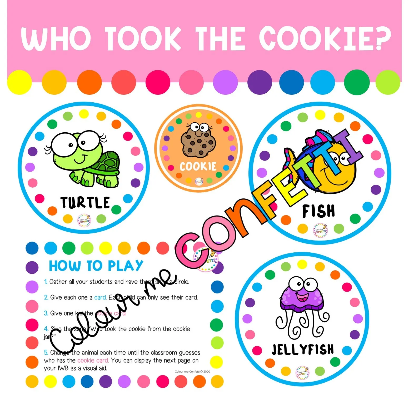 Who Took the Cookie? - Game
