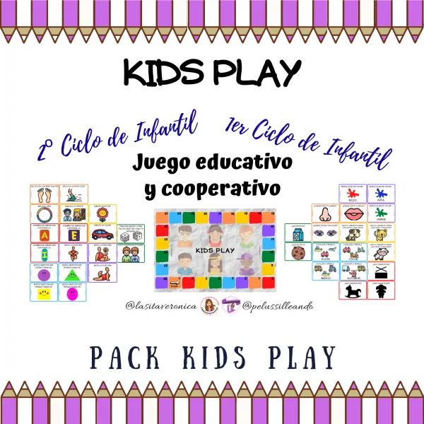 Pack kids play, primer y segundo ciclo de infantil