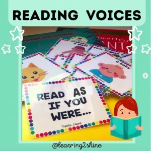 READING VOICES: READ AS IF YOU WERE... CARDS