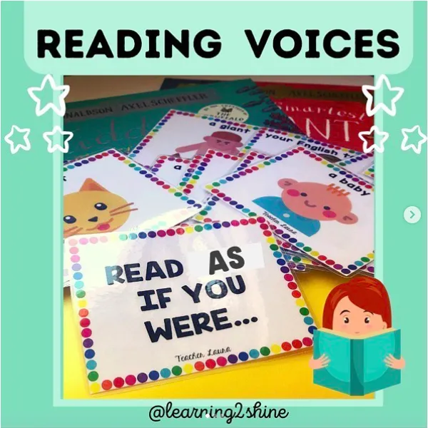 READING VOICES: READ AS IF YOU WERE... CARDS
