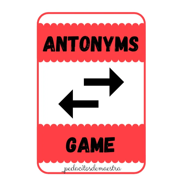 ANTONYMS GAME (ENG)