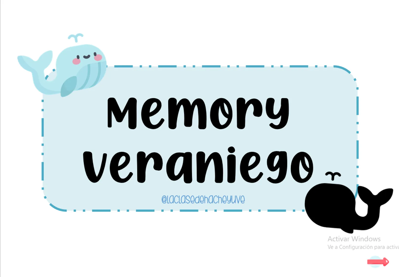 Memory veraniego interactivo
