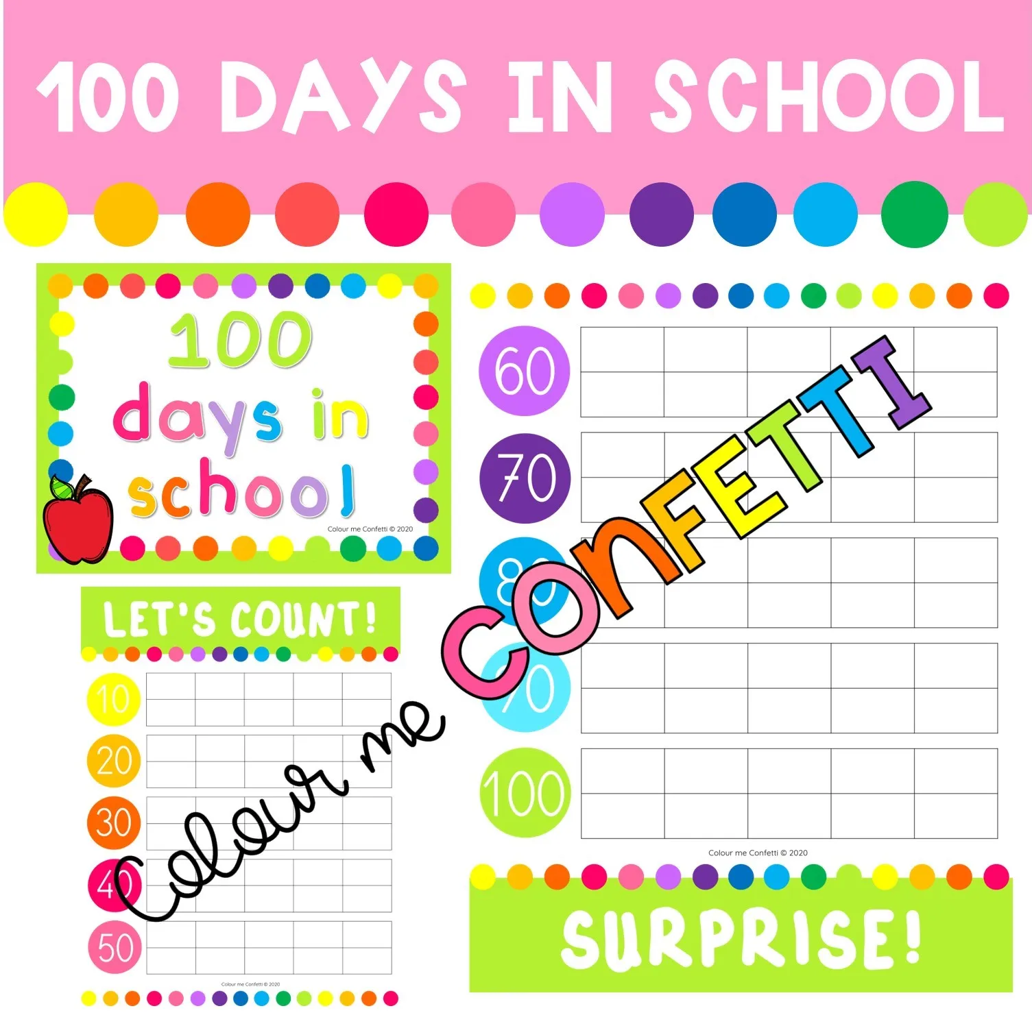 100 Days in School - Display
