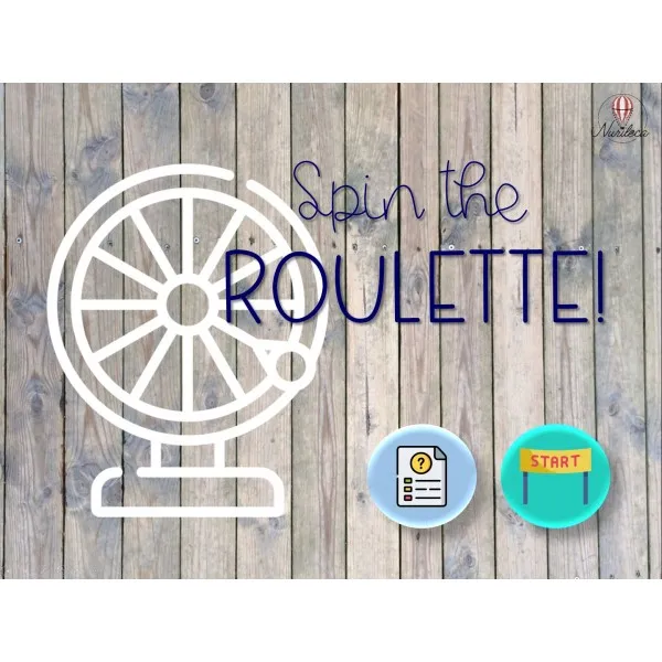 Interactive game - Spin the roulette (sea animals)