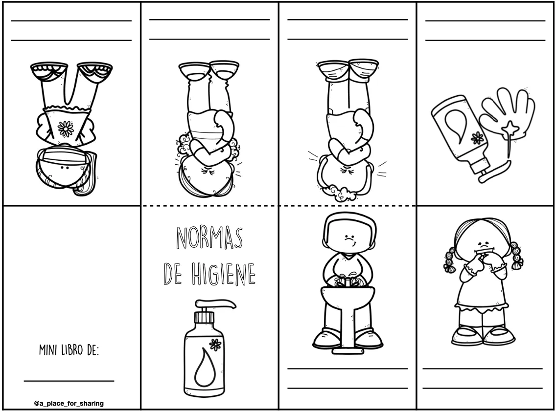 Mini libro Normas de higiene (2º-3r ciclo)