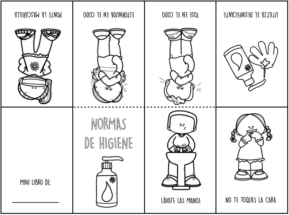 Mini libro Normas de higiene