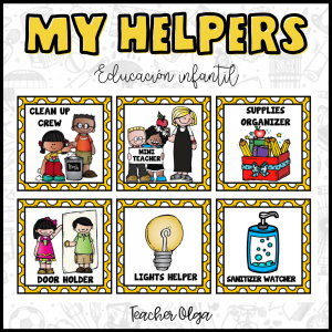 Helpers in kindergarten