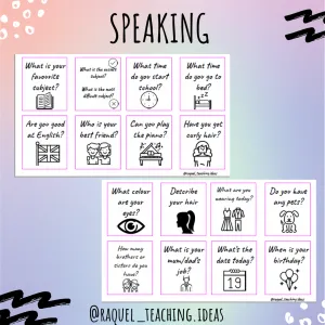 Speaking cards