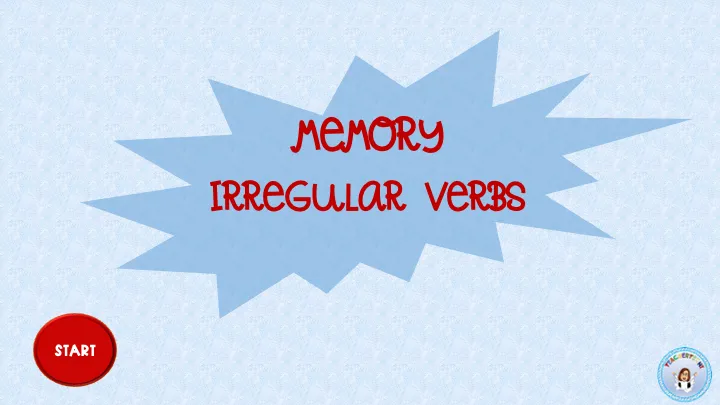 MEMORY: Irregular verbs