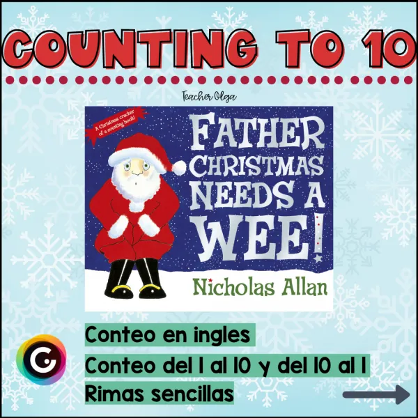 COUNTING TO 10 - FATHER CHRISTMAS NEEDS A WEE