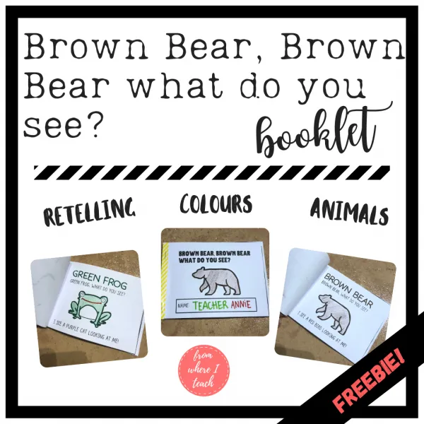 BROWN BEAR WHAT DO YOU SEE? - Booklet
