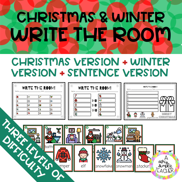 CHRISTMAS & WINTER: Write the room