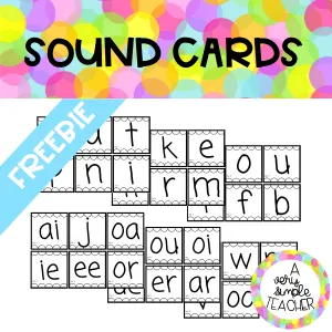 Jolly Phonics sound cards (All sets) FREEBIE