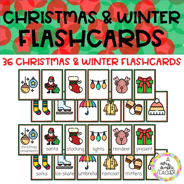 CHRISTMAS & WINTER: Flashcards
