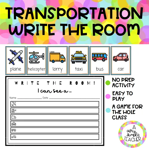 Transportation Write the room