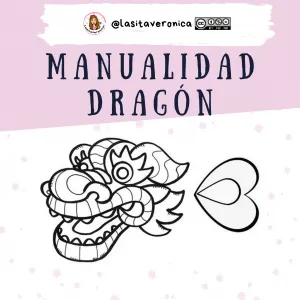 Manualidad dragón chino / Chinese dragon craft