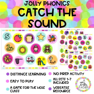 JOLLY PHONICS I spy mats - Catch the sound! (No prep activity)
