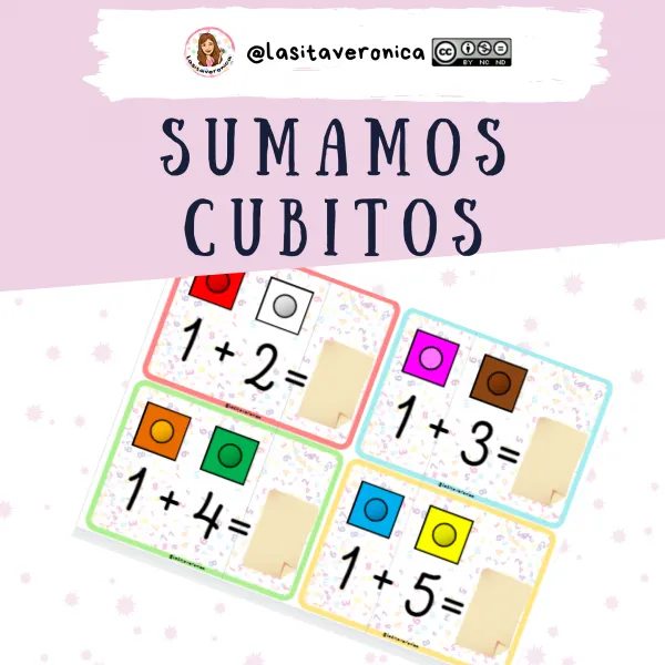 Sumamos cubitos / Addition mathlink cubes