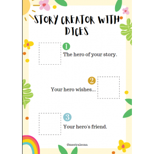 Story creator with dices