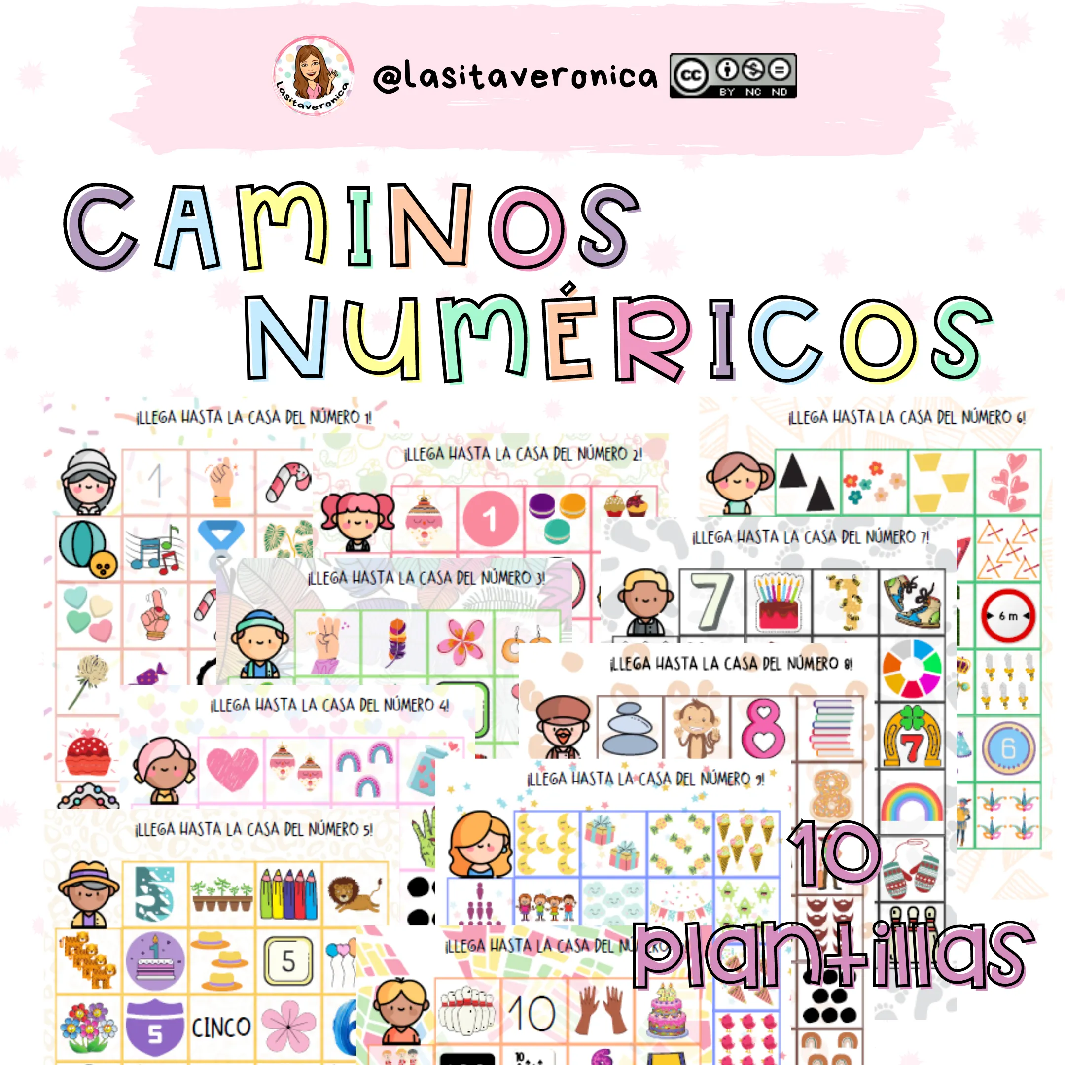 Caminos numéricos / Numbers mazes