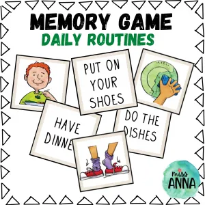 DAILY ROUTINES Memory Game