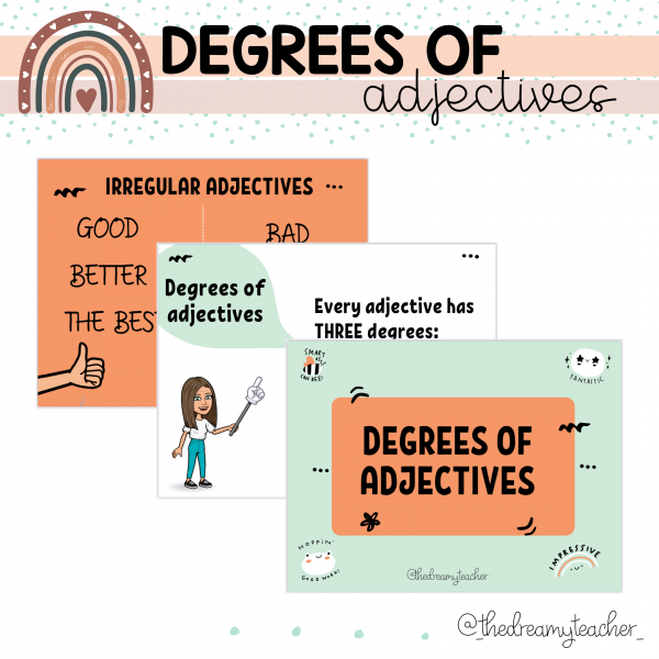 Degrees of adjectives presentation