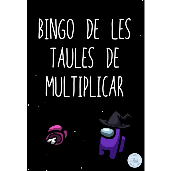 Bingo Multiplicaciones Among Us (CAST / CAT)