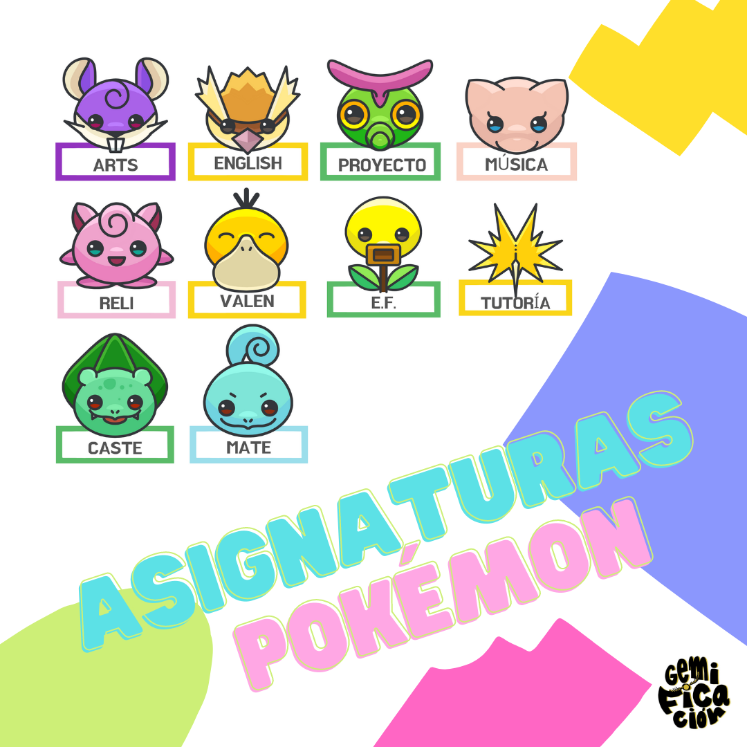 Asignaturas Pokémon