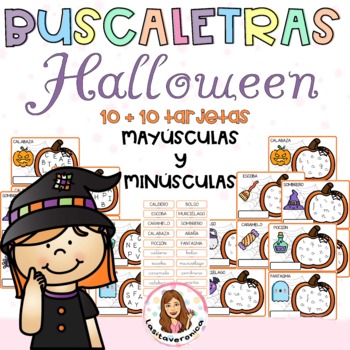 Buscaletras "HALLOWEEN" / Letter finders "HALLOWEEN" Vocabulary. Spanish