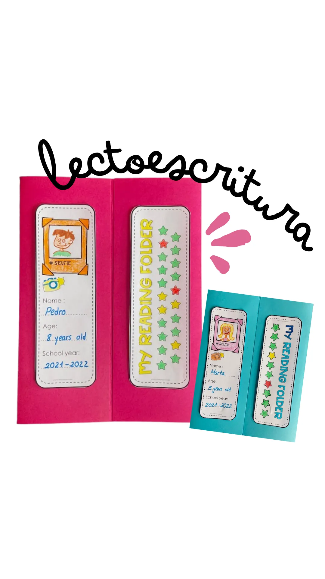Carpeta de Lectoescritura - Reading Folder Cover (English and Spanish)