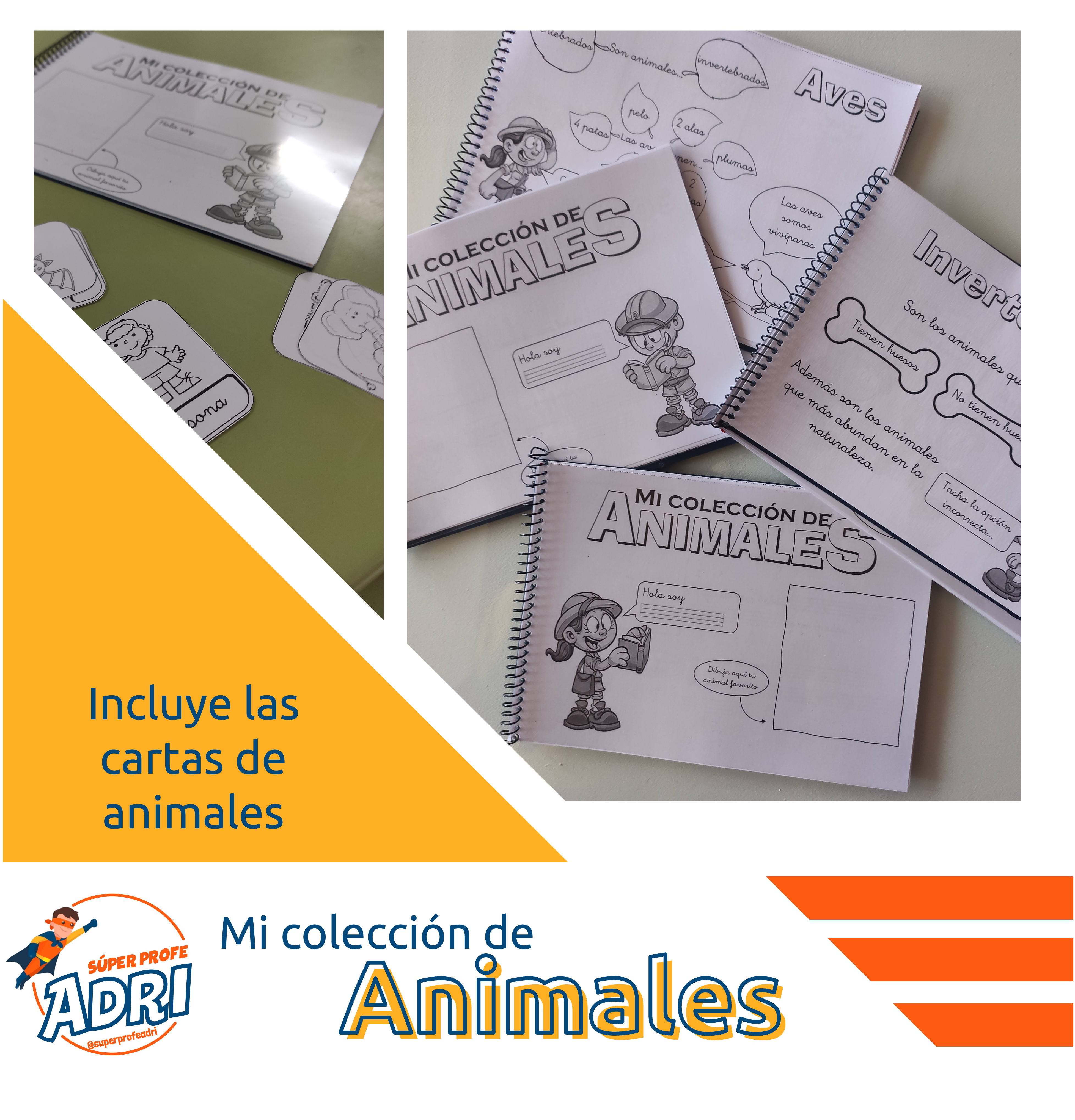 Mi colección de animales + cartas de animales