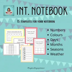 Interactive notebook templates routines