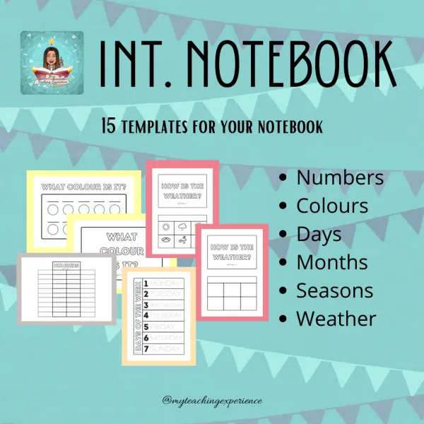 Interactive notebook templates routines