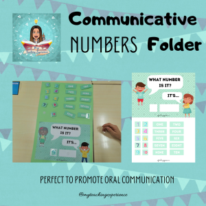 Numbers Communicative Folder