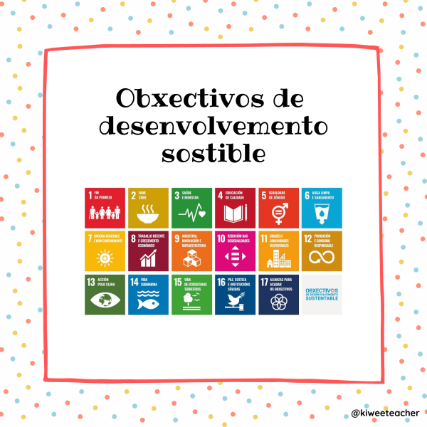 Banderíns dos obxectivos de desenvolvemento sostible