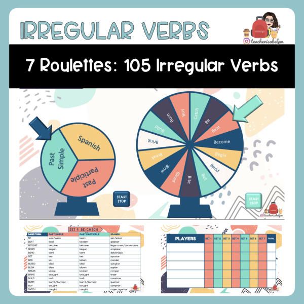 Irregular Verbs Roulettes
