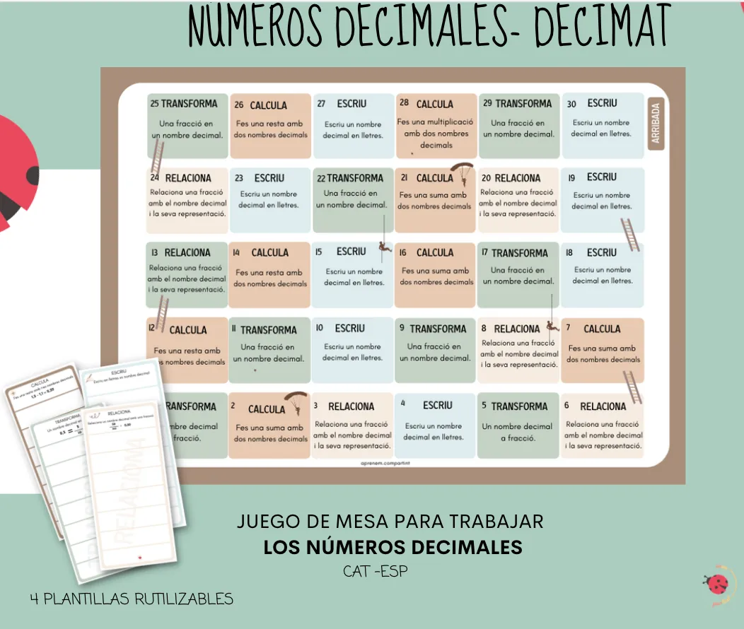 DECIMATS - Juego números decimales (ESP)