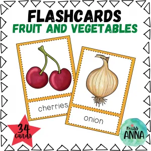 Fruits and Vegetables FLASHCARDS
