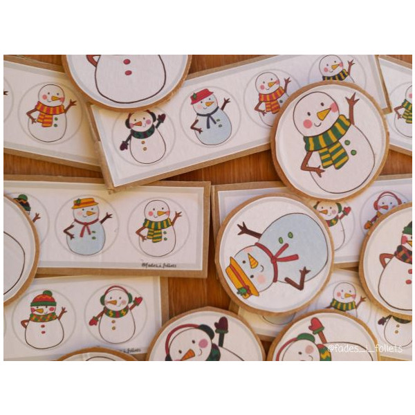 SERIACIONES CON MUÑECOS DE NIEVE