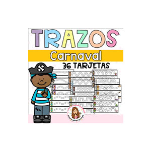 Trazos Carnaval. Motricidad Fina.
