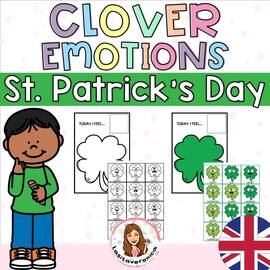Emociones tréboles. San Patricio./ Clovers emotions. St. Patrick's Day.