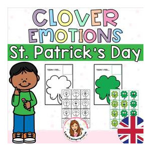 Emociones tréboles. San Patricio./ Clovers emotions. St. Patrick's Day.