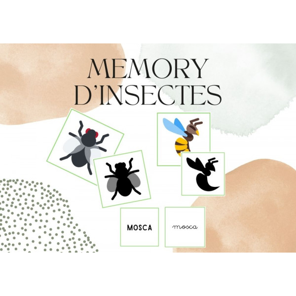 Memory d'insectes / Memory de insectos