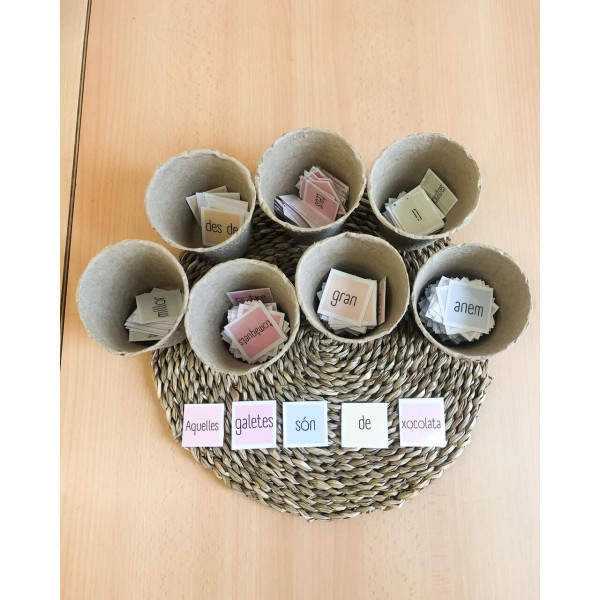 TARGETES PER CREAR ORACIONS